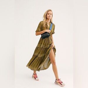 Free People Rare Feeling Maxi Dress Size M